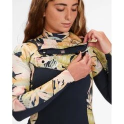 Combinaison Surf Femme Billabong Salty Dayz FrontZip 4/3mm