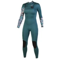 Combinaison Surf Femme Soöruz Divine FrontZip 5/4/3mm Bleu -Sports Nautiques Série Magasin combinaison surf femme sooruz divine frontzip 5 4 3mm bleu 3
