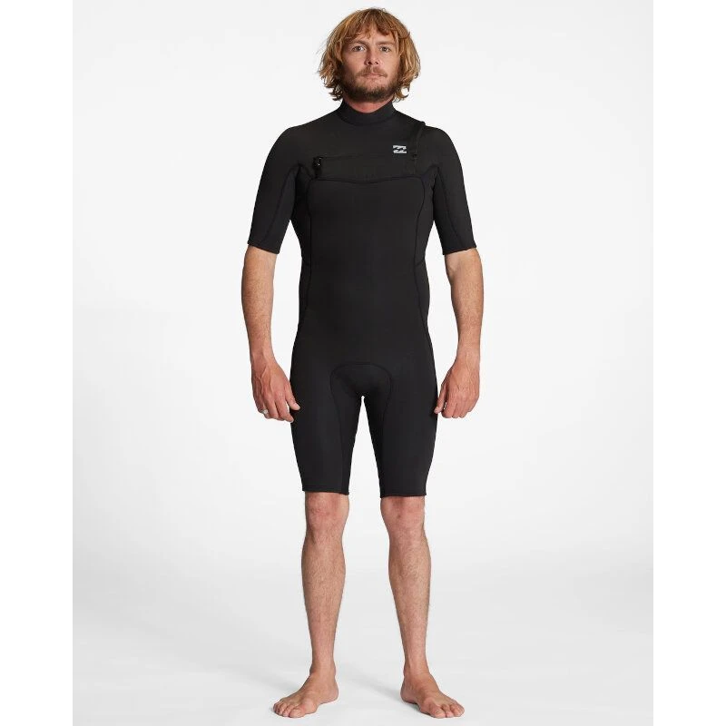 Billabong Shorty Surf Homme Absolute FrontZip Noire 2/2mm 2023 4 Billabong Shorty Surf Homme Absolute FrontZip Noire 2/2mm 2023 – Image 2