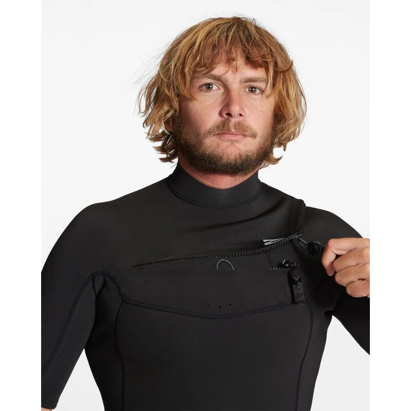 Billabong Shorty Surf Homme Absolute FrontZip Noire 2/2mm 2023 5 Billabong Shorty Surf Homme Absolute FrontZip Noire 2/2mm 2023 – Image 3
