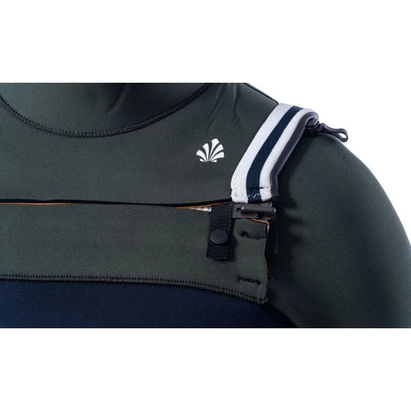 Combinaison Surf Homme Saint Jacques Wetsuits Clovis FrontZip Kaki 5/4mm 2023 10 Combinaison Surf Homme Saint Jacques Wetsuits Clovis FrontZip Kaki 5/4mm 2023 – Image 8