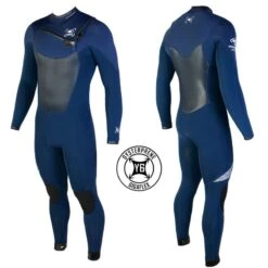 Combinaison Surf Homme Soorüz FrontZip Guru Pro Wind Bleu 5/4/3mm -Sports Nautiques Série Magasin combinaison surf homme sooruz frontzip guru pro wind bleu 4 3mm 9