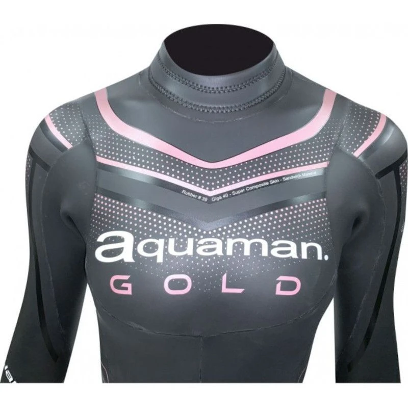 Combinaison Triathlon Femme Aquaman Gold 5mm 5 Combinaison Triathlon Femme Aquaman Gold 5mm – Image 3