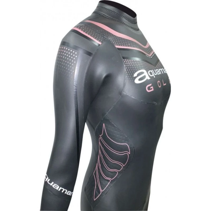 Combinaison Triathlon Femme Aquaman Gold 5mm 7 Combinaison Triathlon Femme Aquaman Gold 5mm – Image 5