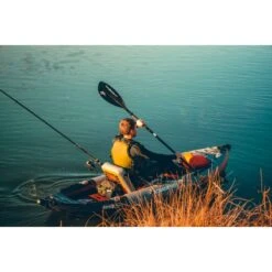 Kayak Gonflable Aquadesign KOLOA X'PERIENCE 360 Noir/Gris/Orange 2 Places -Sports Nautiques Série Magasin kayak gonflable aquadesign koloa x perience 360 noir gris orange 2 places 4