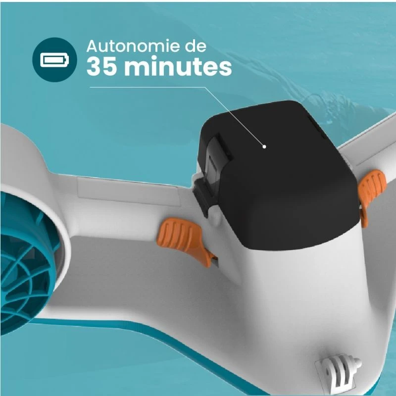 Pack Sea Scooter 2 Batteries+ Masque + Sac Etanche 5 Pack Sea Scooter 2 Batteries+ Masque + Sac Etanche – Image 3