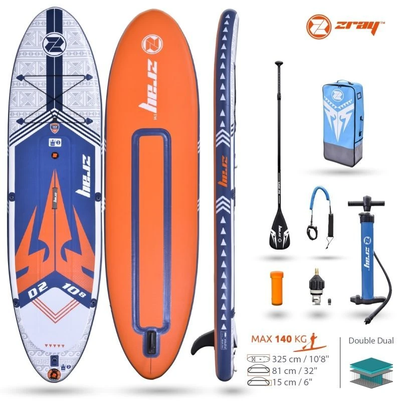 Paddle Gonflable ZRAY D2 10'8" 3 Paddle Gonflable ZRAY D2 10'8"