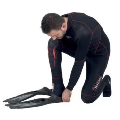 Palmes Chaussantes Seac F-100 Pro Noir -Sports Nautiques Série Magasin palmes chaussantes seac f 100 pro noir 5