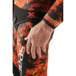 Pantalon De Chasse Seac Ghost Rouge 5mm -Sports Nautiques Série Magasin pantalon de chasse sous marine seac ghost orange rouge 5mm 2