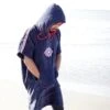 Poncho Surf Adulte Saint Jacques Wetsuits Duo Blue Line -Sports Nautiques Série Magasin poncho surf adulte saint jacques wetsuits duo blue line