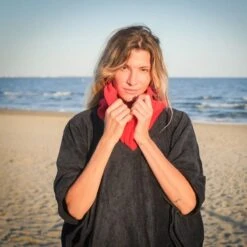 Poncho Surf Femme Saint Jacques Wetsuits Cape Bleu