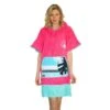 Poncho Surf Wave Hawaii Sans Zip Pink Wave -Sports Nautiques Série Magasin poncho surf wave hawaii sans zip pink wave