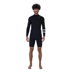 Shorty Homme Manche Longue Hurley Advant 2mm Noir 2023
